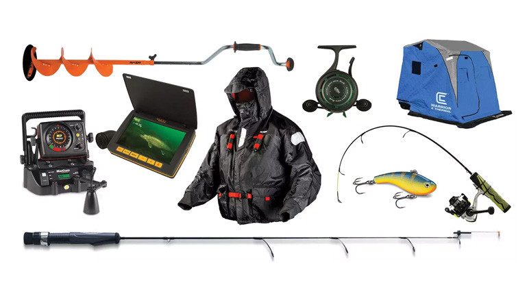 Complete Ice Fishing Gear Equipment