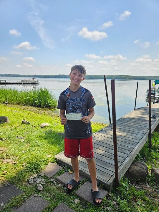 Congratulations to July 2026 Tagged Panfish Marathon winner Hudson Loveless from Penfield, NY! Caught $100 tagged fish sponsored by the Turner Inn.