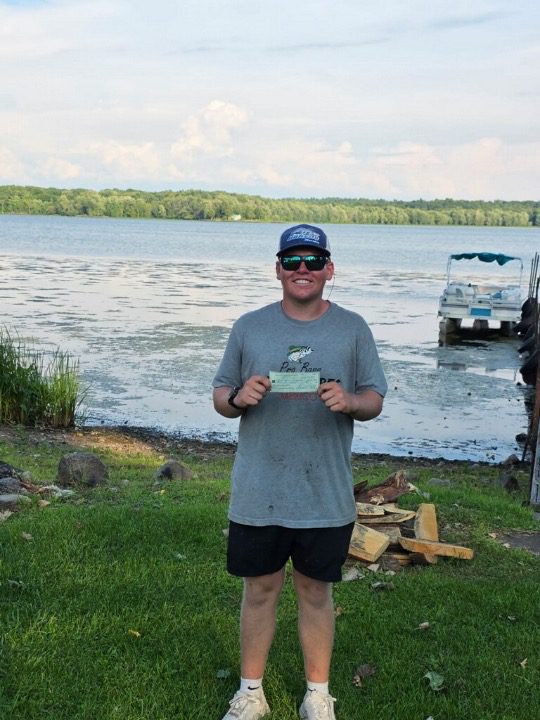 Congratulations to July 2026 Tagged Panfish Marathon winner Dylan Tesorio from Fort Mill, South Carolina! Caught $100 tagged fish sponsored by the Black Lake Chamber of Commerce.